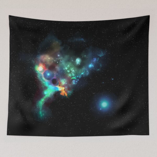 Item preview, Glimmering Rainbow Nebula designed and sold by azremodehar.