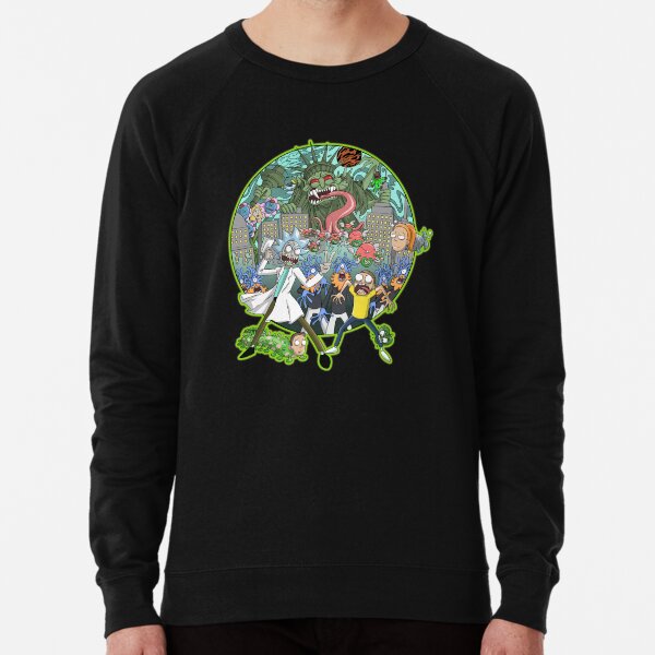 Rick and Morty Earth Dimension C-137 Interdimensional Twist Lightweight Sweatshirt
