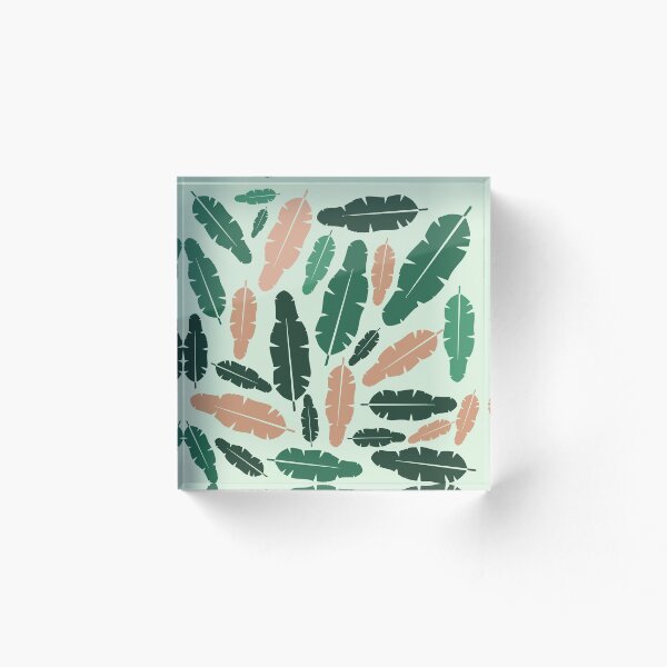 Item preview,  Green banana leaf pattern design designed and sold by Downtown-Street.