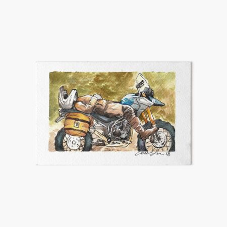 Motorcycle Women Art Board Prints For Sale | Redbubble