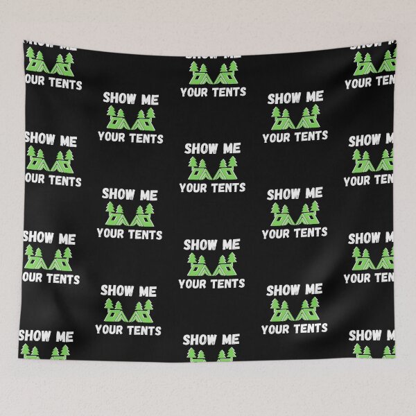 Item preview, Show Me Your Tents - Green Tents - Original by Boo-da-chay designed and sold by Boo-da-chay.