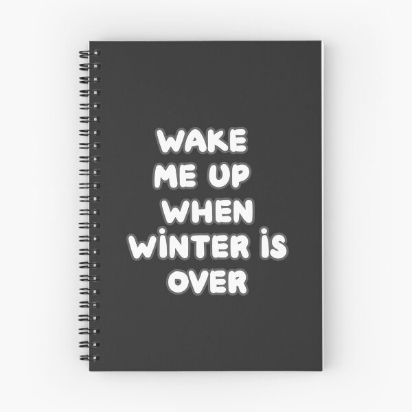 Item preview, wake me up when winter is over designed and sold by Inspiring Strokes.