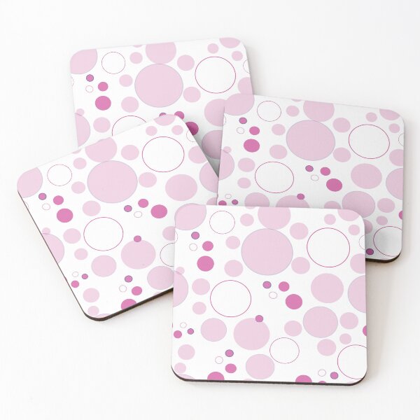Item preview, Pink Dots and Circles designed and sold by Meg M Studio.