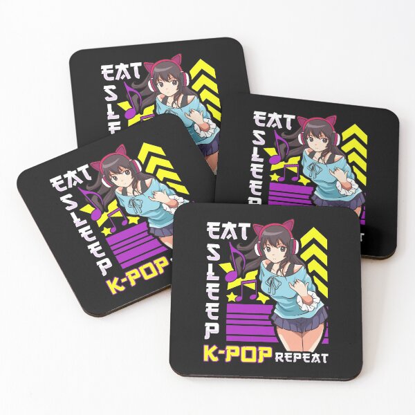 Artikelvorschau, Eat Sleep K-Pop Wiederholen Sie KPop Kawaii Korean Music entworfen und verkauft von perfectpresents.
