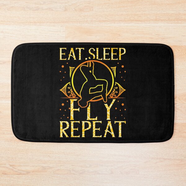 Item preview, Eat Sleep Fly Repeat Aerial Yoga Silks designed and sold by perfectpresents.
