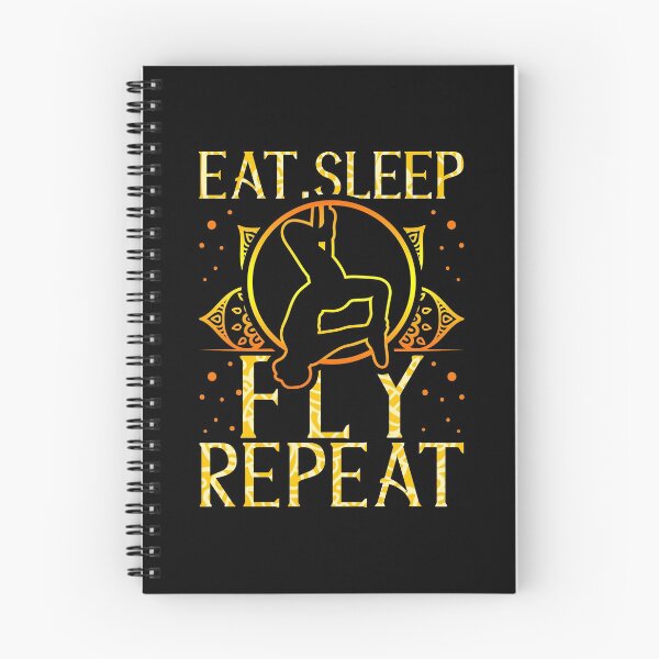 Item preview, Eat Sleep Fly Repeat Aerial Yoga Silks designed and sold by perfectpresents.