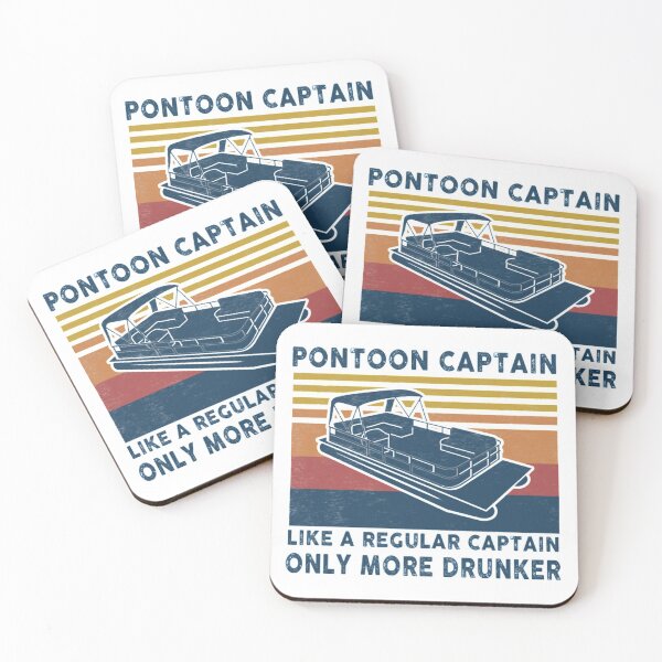 Item preview, Pontoon captain like a regular captain T-shirt boat Vintage designed and sold by BrownTesta.