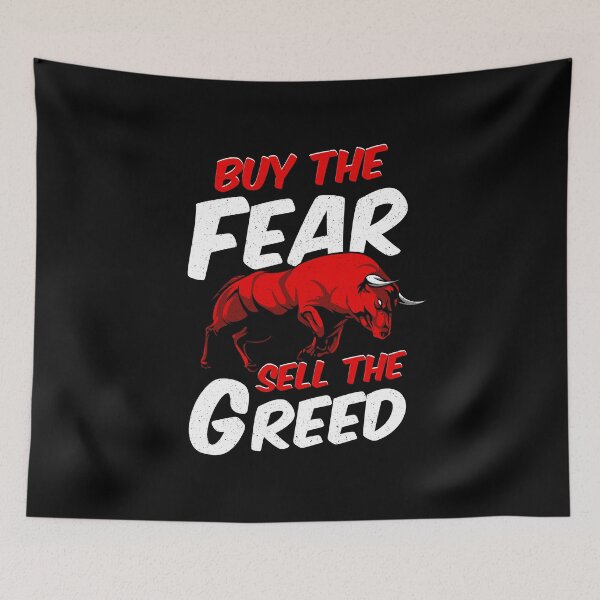 Item preview, Buy The Fear Sell The Greed Bull Market Investing designed and sold by perfectpresents.