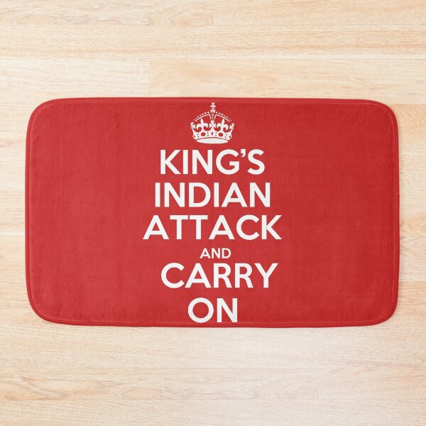 Item preview, King's Indian Attack and Carry On - Chess opening T-Shirt designed and sold by edygun.