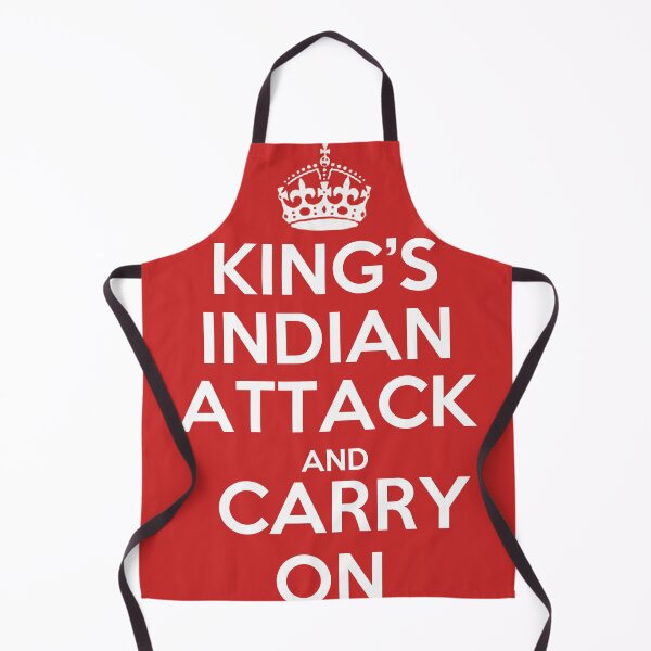Item preview, King's Indian Attack and Carry On - Chess opening T-Shirt designed and sold by edygun.