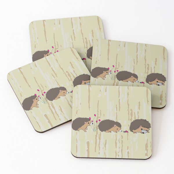 Item preview, Erizos curiosos designed and sold by Meg M Studio.