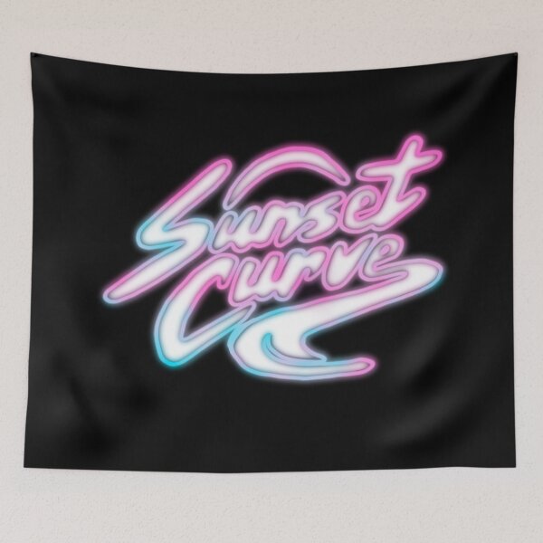Item preview, sunset curve colorful designed and sold by mariahparker111.