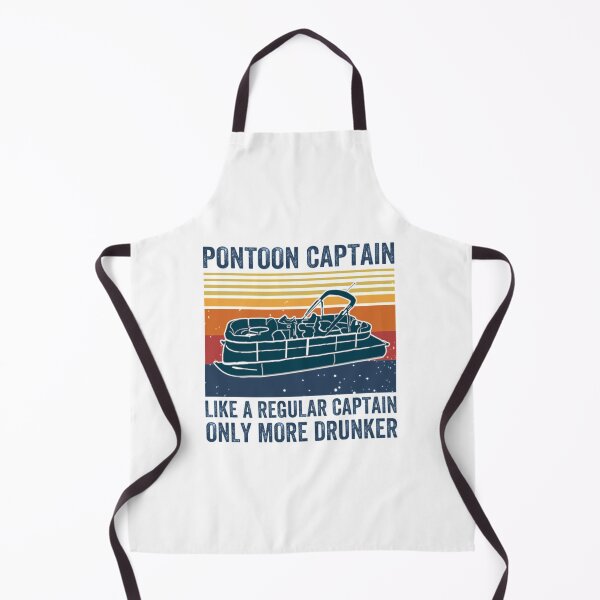 Item preview, Pontoon captain like a regular captain Retro Vintage designed and sold by BrownTesta.