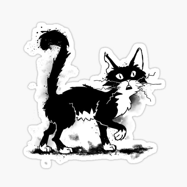 Alley cat Sticker