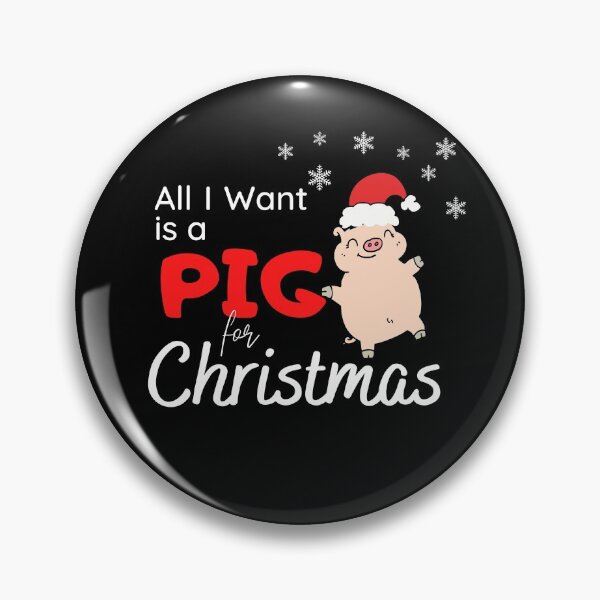 Item preview, All I Want Is A Pig For Christmas Funny Pig T-Shirt Perfect Gift For Pig Lovers designed and sold by NostalgicLatin.