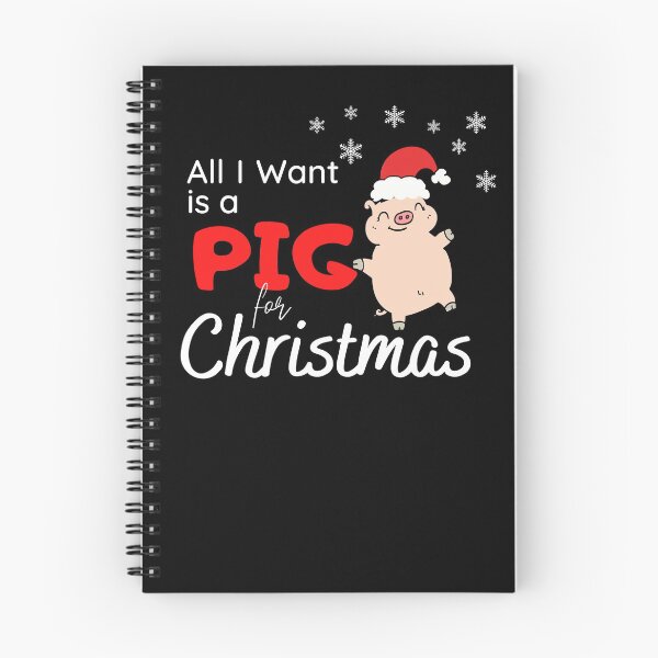Item preview, All I Want Is A Pig For Christmas Funny Pig T-Shirt Perfect Gift For Pig Lovers designed and sold by NostalgicLatin.