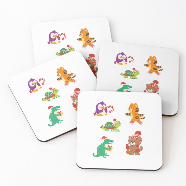 Item preview, Christmas Cute Animal Characters designed and sold by zonoma.