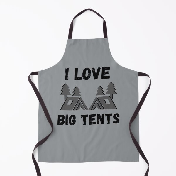 Item preview, I Love Big Tents - Black & Grey - by Boo-da-chay designed and sold by Boo-da-chay.