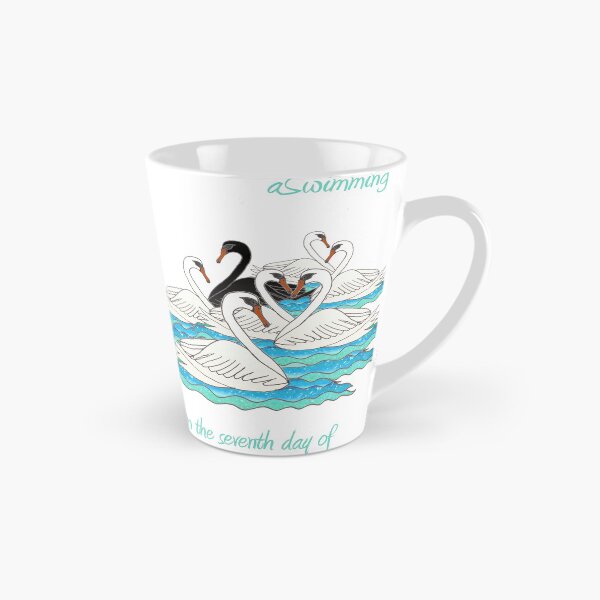 Item preview, Seven Swans a-Swimming designed and sold by wiccked.