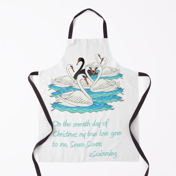 Item preview, Seven Swans a-Swimming designed and sold by wiccked.