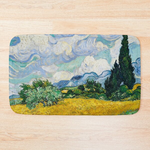 Item preview, Wheat Field with Cypresses (1889) by Vincent Van Gogh. designed and sold by DarkMatter2016.