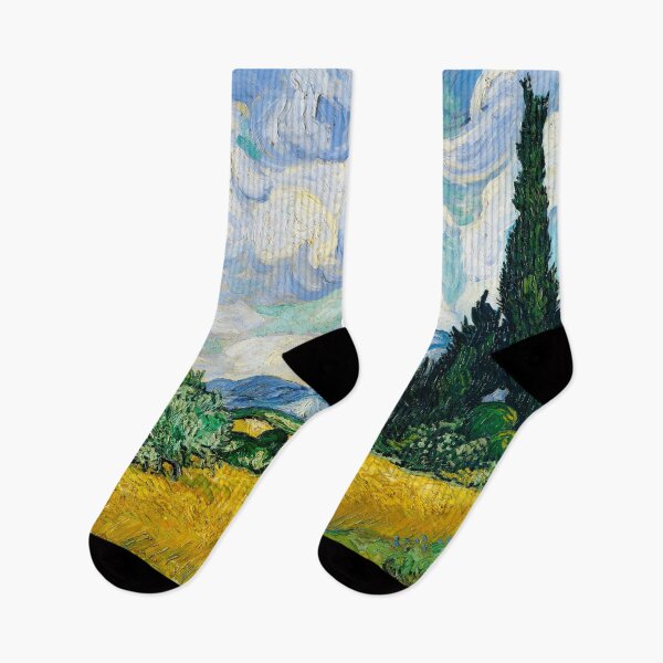 Item preview, Wheat Field with Cypresses (1889) by Vincent Van Gogh. designed and sold by DarkMatter2016.