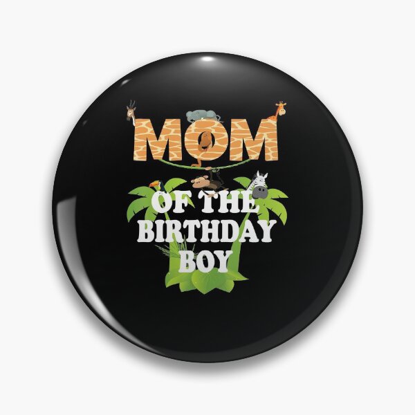 Item preview, Mom Of The Birthday Boy Zoo Theme Animal Party T-Shirt designed and sold by CharlotteHicks.