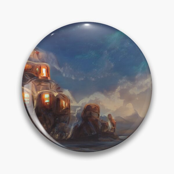 Item preview, House over the lake at nightfall designed and sold by realiten.