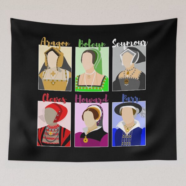 Item preview, Six: The Musical Queens Portraits - Aragon, Boleyn, Seymour, Cleves, Howard, Parr designed and sold by undercoverlover.