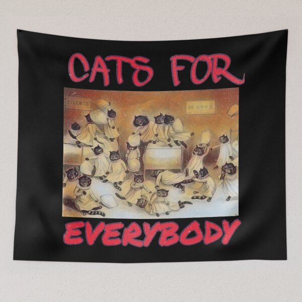 Item preview, Cats For Everybody Distress Vintage Digital Painting designed and sold by Gordon Nelson.