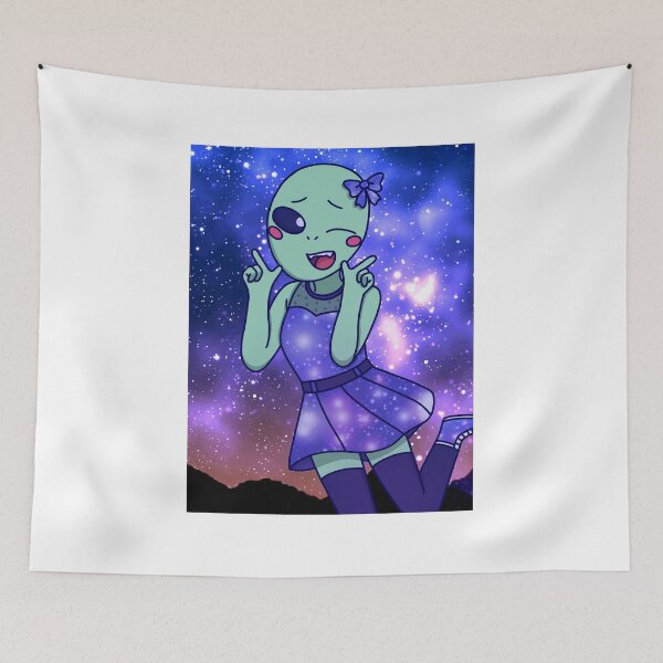 Item preview, Aurora the Cute Shy Alien  designed and sold by Minimomoko2018.