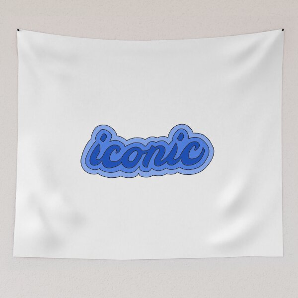 Item preview, Iconic (blue) designed and sold by Salty-Parabola.