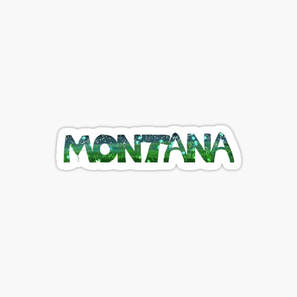 "Montana Graffiti " Sticker for Sale by GraGra101 Redbubble