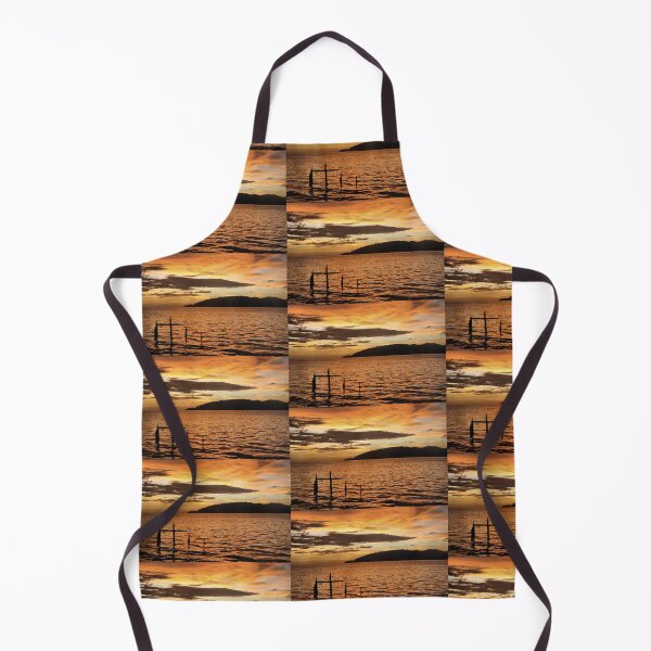 Item preview, Golden Sunset with Broken Down Pier, Kota Kinabalu designed and sold by Carole-Anne.