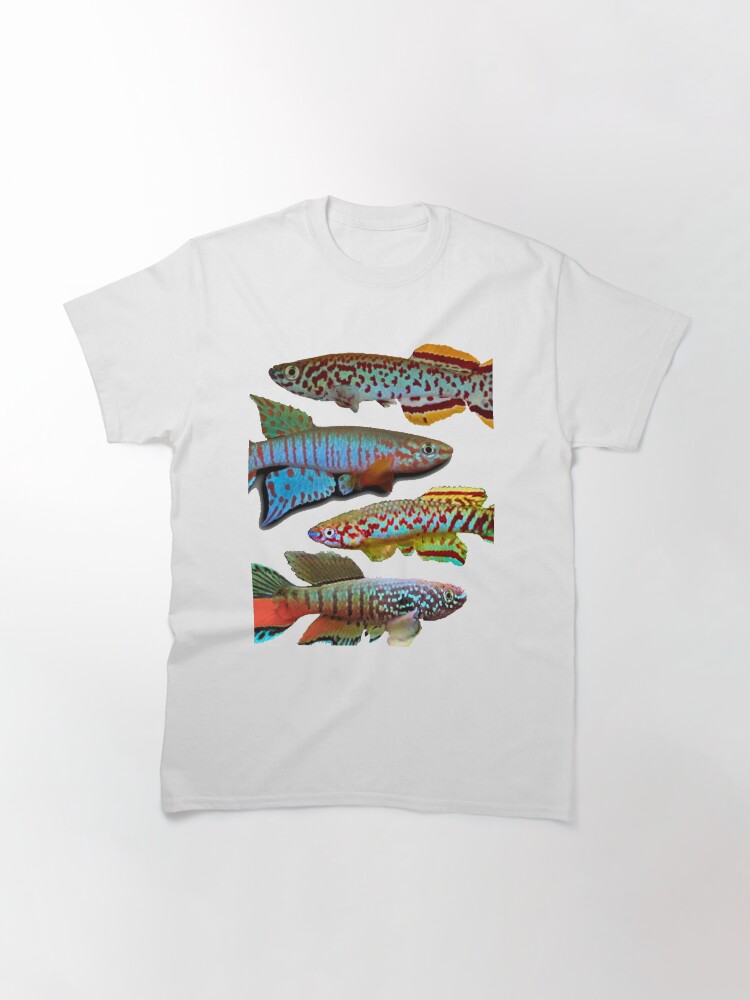 Alternate view of 4 African Killifish Classic T-Shirt