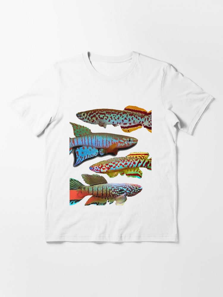 Alternate view of 4 African Killifish Essential T-Shirt