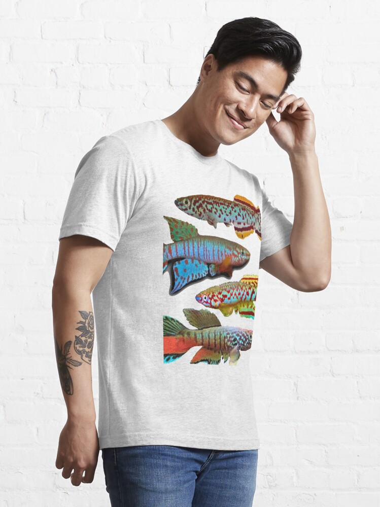 Alternate view of 4 African Killifish Essential T-Shirt