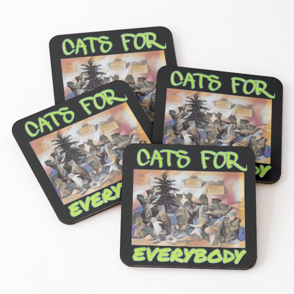 Item preview, Cats For Everybody Distress Vintage Digital Painting designed and sold by Gordon Nelson.