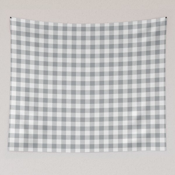 Item preview, Gingham Pattern in Grey designed and sold by twinklestrokes.