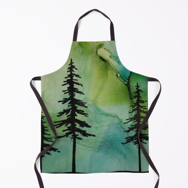 Item preview, Green Aurora Trees designed and sold by Leanne-dL.