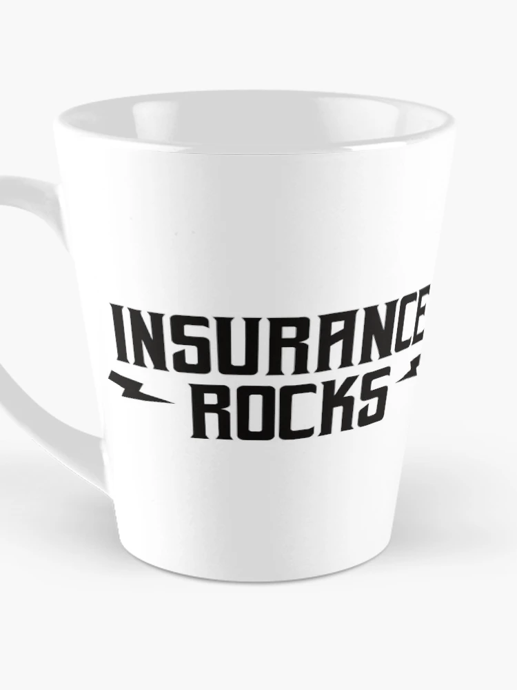 Thumbnail 3 of 4, Coffee Mug, Insurance Rocks designed and sold by teesaurus.
