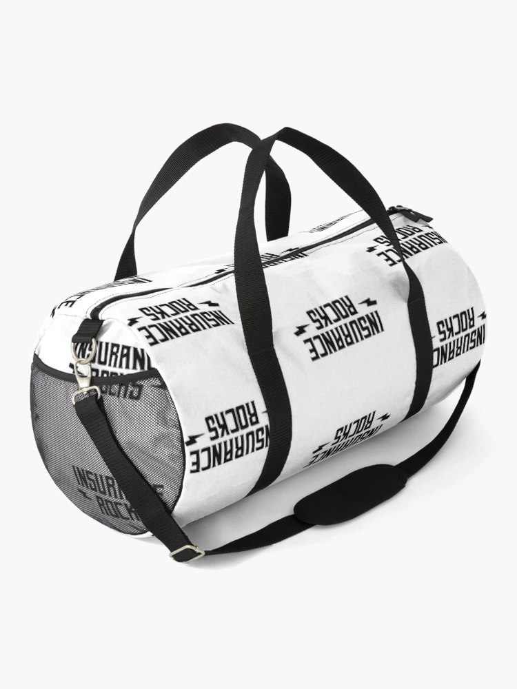 Thumbnail 2 of 3, Duffle Bag, Insurance Rocks designed and sold by teesaurus.
