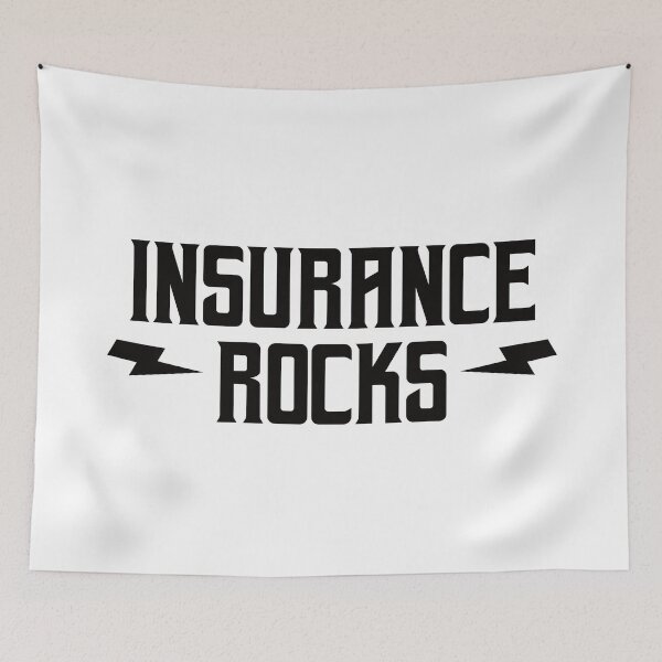 Item preview, Insurance Rocks designed and sold by teesaurus.