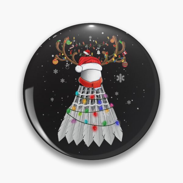 Item preview, Santa Hat Bádminton Reno Navidad designed and sold by GeniusDesignArt.