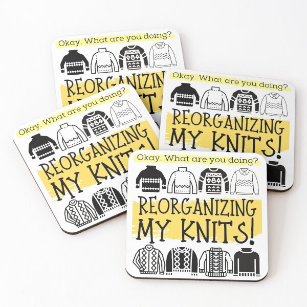Item preview, Reorganizing My Knits - David Rose designed and sold by cuteCREEPshop.