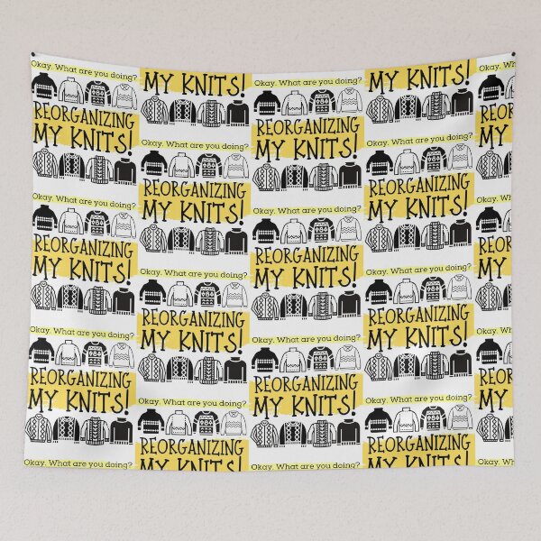 Item preview, Reorganizing My Knits - David Rose designed and sold by cuteCREEPshop.