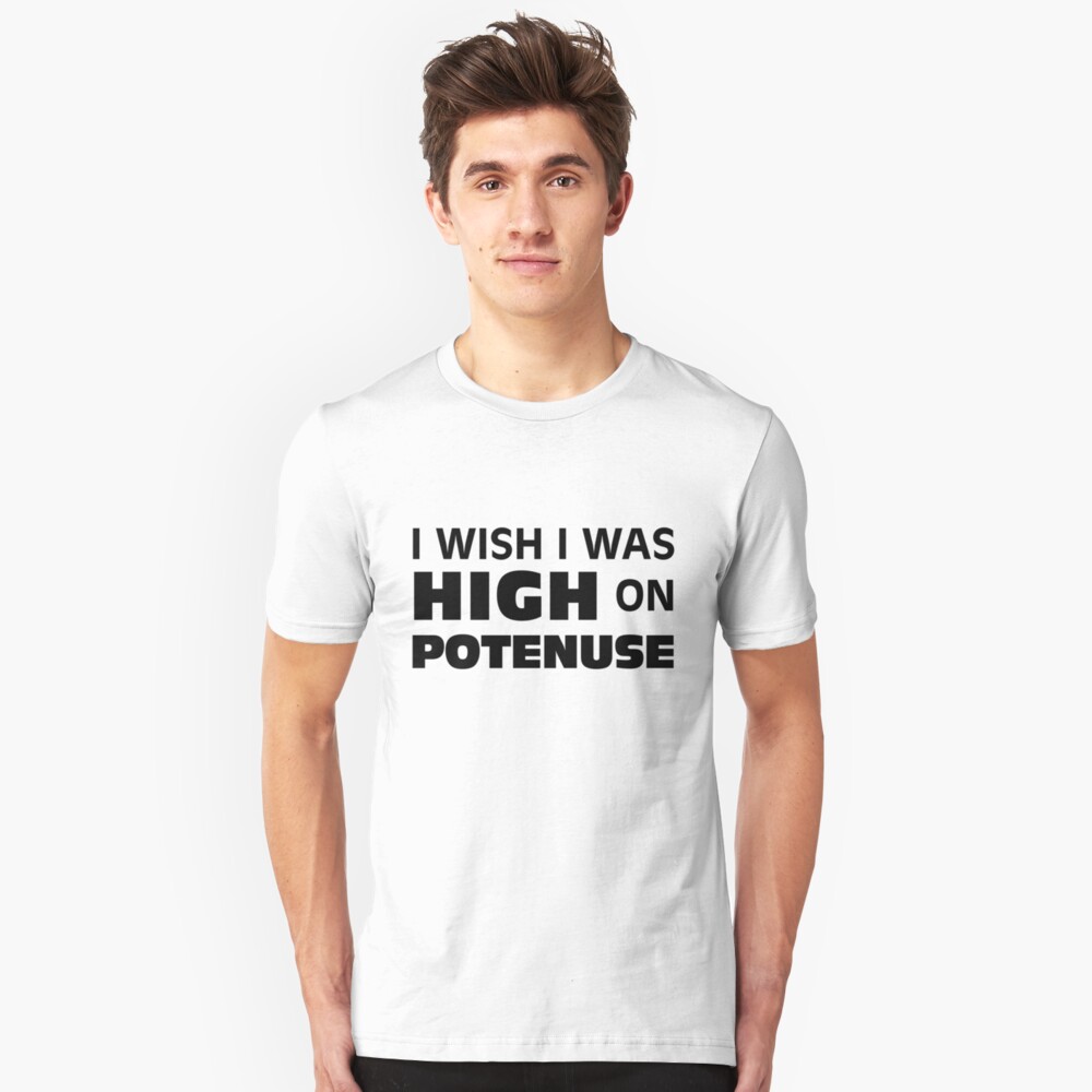 "Key & Peele High on Potenuse (Black Text)" Tshirt by emilyolive