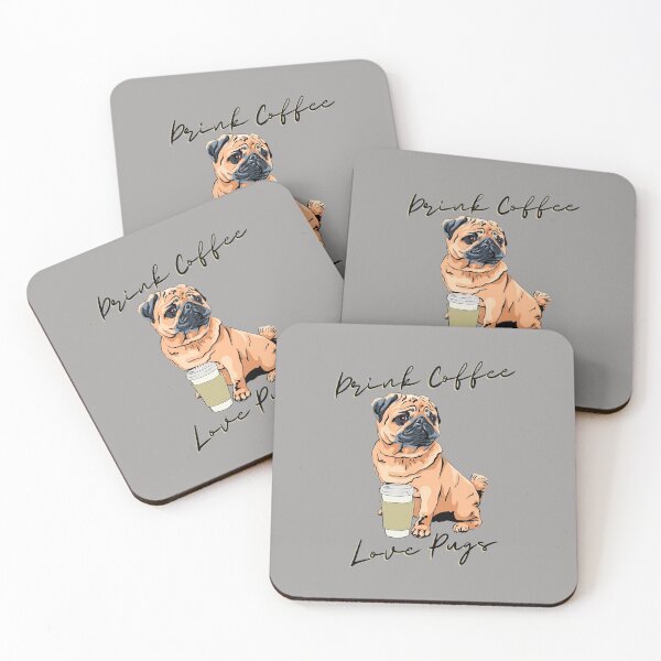 Item preview, Pugs & Coffee designed and sold by Paradox Gifts.