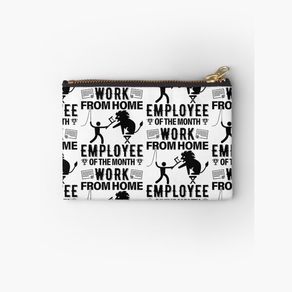 Item preview, Work From Home Employee Of The Month designed and sold by GravitiTees.