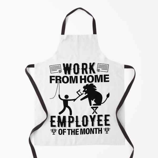 Item preview, Work From Home Employee Of The Month designed and sold by GravitiTees.